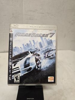 Ridge racer Playstation 3 game scratched