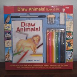 Draw Animals (Kid's Book & Art Kit)