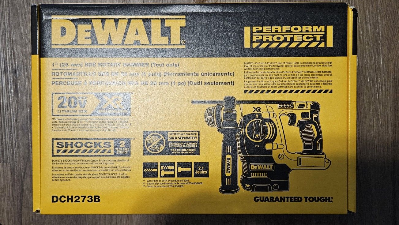 DEWALT XR 1" SDS ROTARY HAMMER (TOOL ONLY)