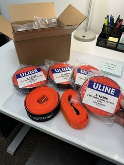10-Pack: ULINE Jumbo Velcro Straps 2"x16' (Open Box)