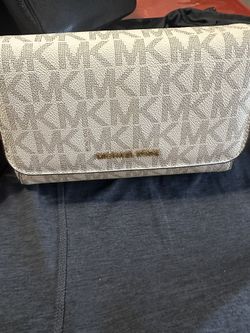 White/pink MK Crossbody 