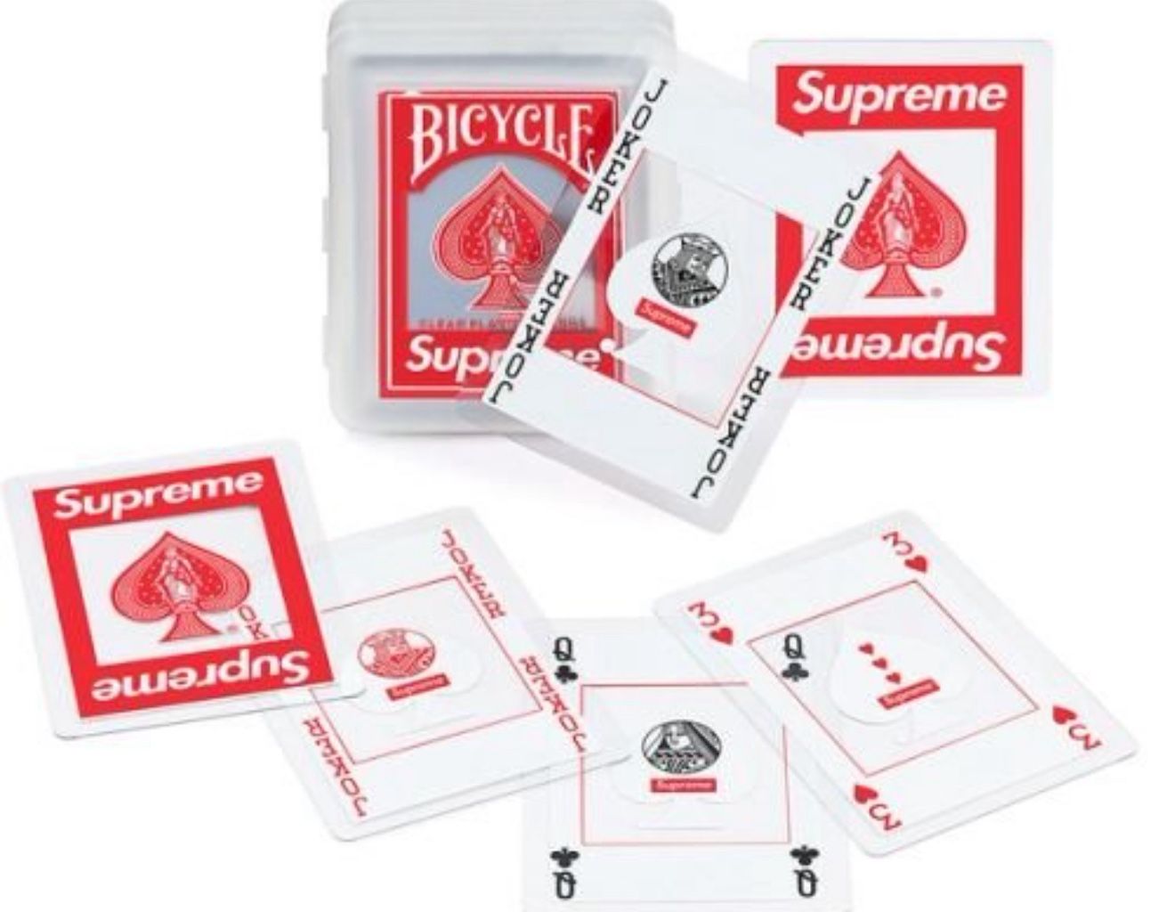 Bicycle Supreme Clear Playing Cards - Rare