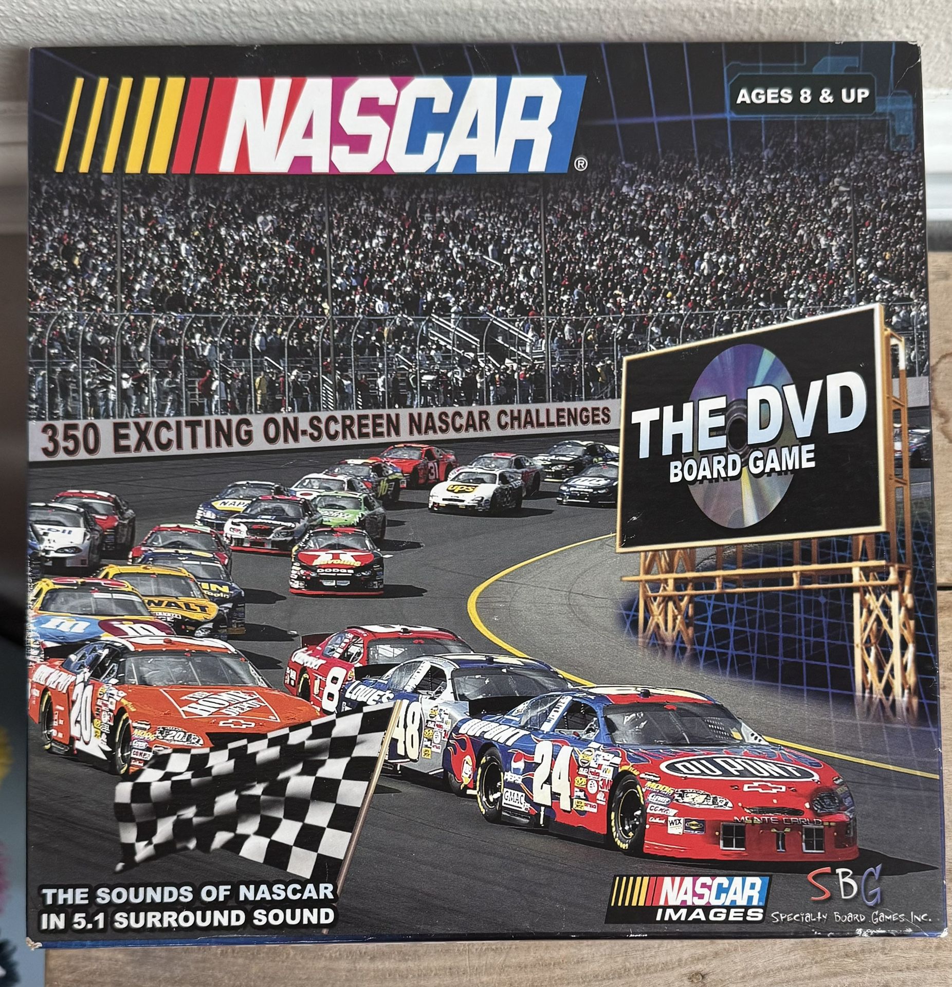 NASCAR DvD Board Game COMPLETE just $7 xox