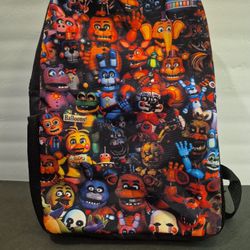 New! Five Nights At Freddy's Backpack