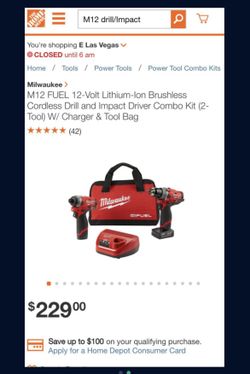 NEW MILWAUKEE M12 DRILL/IMPACT DRIVER COMBO