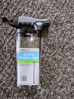 Gel Grip Folding Cane