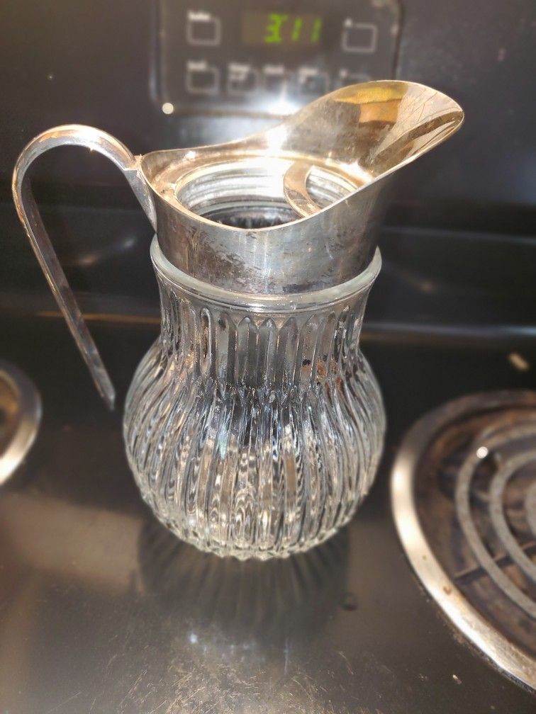Silver Plated Vintage Pitcher