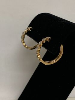 Diamond earrings #16840