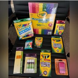 Crayola School Supplies Lot