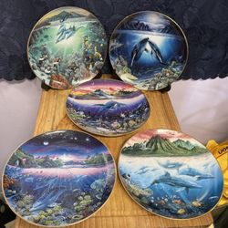 Danbury Mint 1991, Five (5) Collector Plates