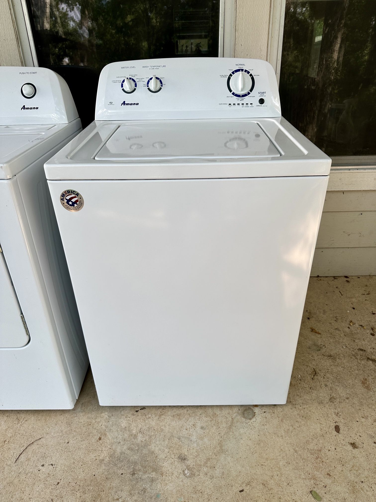 Amana 3.5 cu. ft. Top-load Washer W/ dual Action Agitator