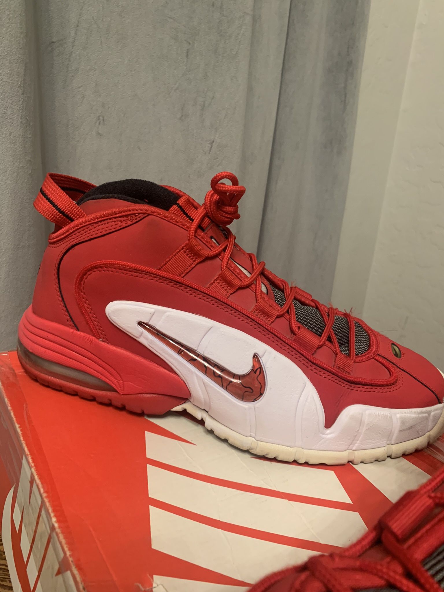 Sz 12 Nike Air Max Penny University Red