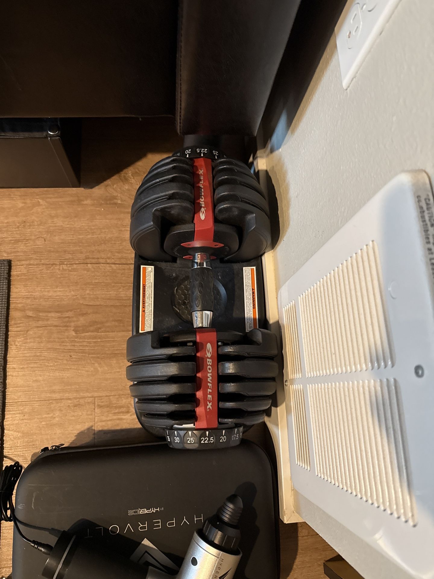 Bowflex SelectTech 552 Adjustable Dumbbell Set – Up to 52.5 lbs Each