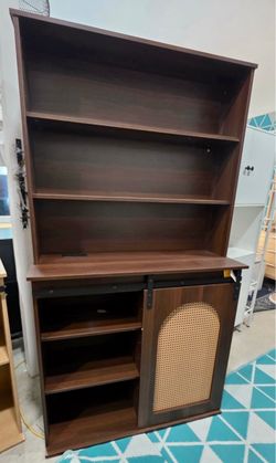 Walnut Pantry/Bookshelf