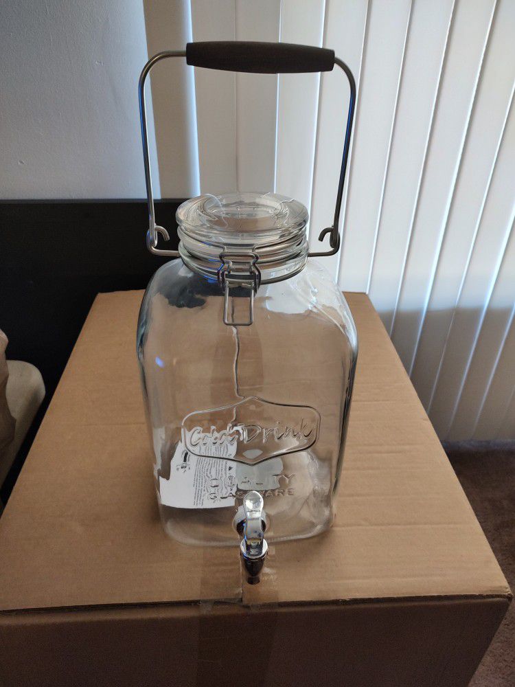 Glass Beverage Container