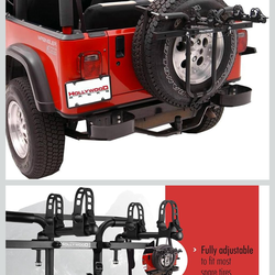 Hollywood Rack 2-bike Spare Tire Mounted bike rack