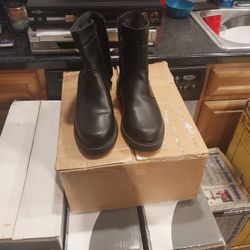 Hunter's Bay Men's Commuter Black Zip-Up ThermoLite Fleece Winter Boots