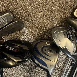 15 Assorted Golf Clubs