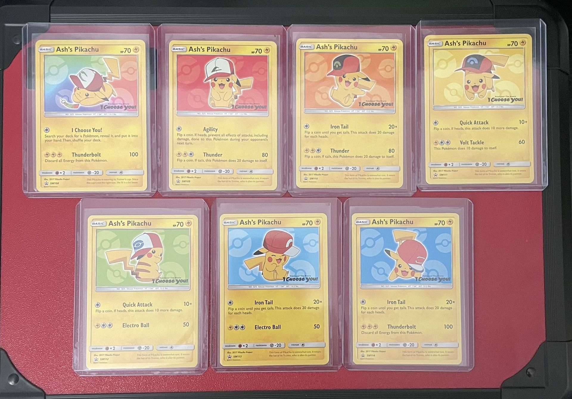 Ash’s Pikachu Sequential Set