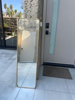Full Length Gold Framed Mirror