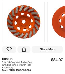 RIDGID 5 in. 18-Segment
