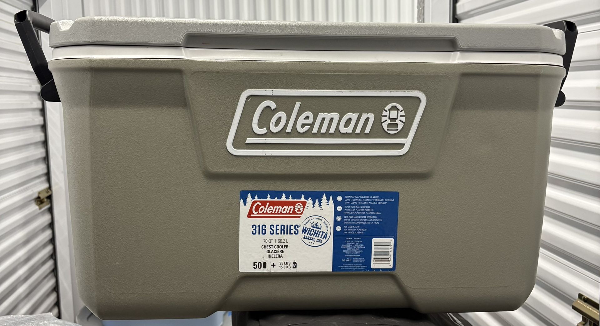 Chest Cooler Coleman , Gray