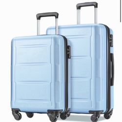 Brand New~ 24” +20” Luggage Set with TSA Lock Light Weight Hardside Spinner Expandable Suitcase Several Colors