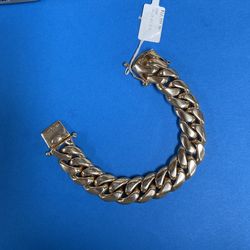 10k Cuban Link Bracelet 138.9g