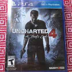 Uncharted 4 PS4 Game 