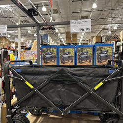 Folding Wagon with Brakes XL (High Quality, Well Made)
