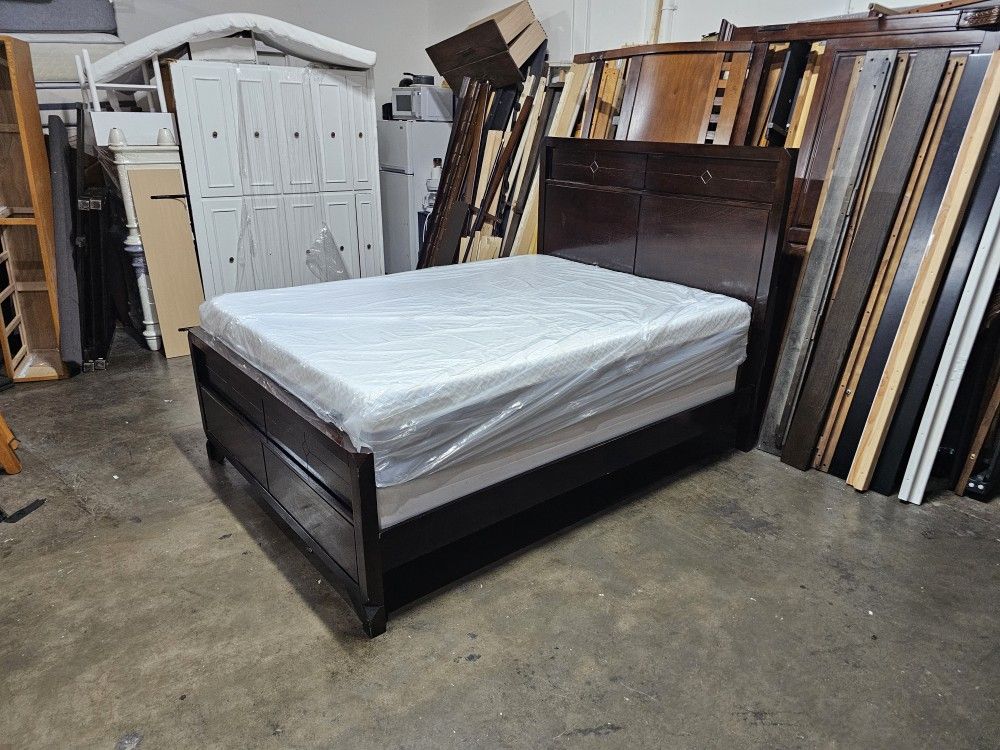 Queen Bed And Mattress 