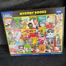 White Mountain Mystery Books Jigsaw Puzzle