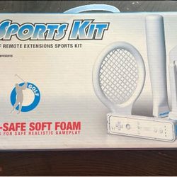 NEW IN BOX soft sports kit for Wii! 