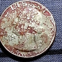 1965 Querter No Mint Mark