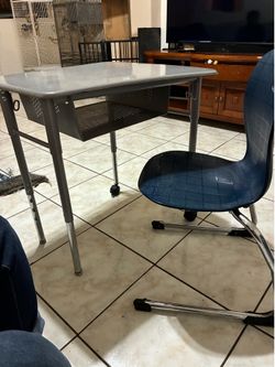 Student desk and chair