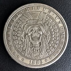 Voodoo Skull Coin. First $20 Offer Automatically Accepted. Shipped Same Day 