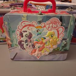 MLP My Little Pony Mega Fan Lot - Tins, Posters, Stickers, Tattoos, Necklace, Jewelry, Figures, Funkos, Cards, Arts And Crafts