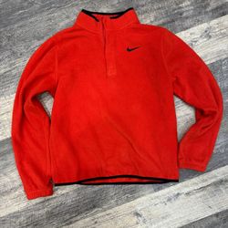 Nike Fleece Half Zip Size YXL 
