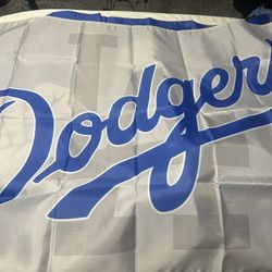 DODGER FLAG 1X$15 OR 2 For $20
