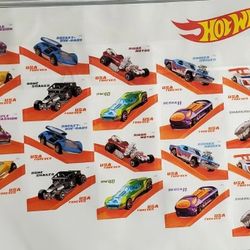 1000 Hot Wheels Cars Forever Postage Stamps