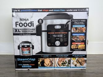 Ninja Foodi 14-in-1 8qt. XL Pressure Cooker & Air/Steam Fryer with SmartLid - Stainless/Black