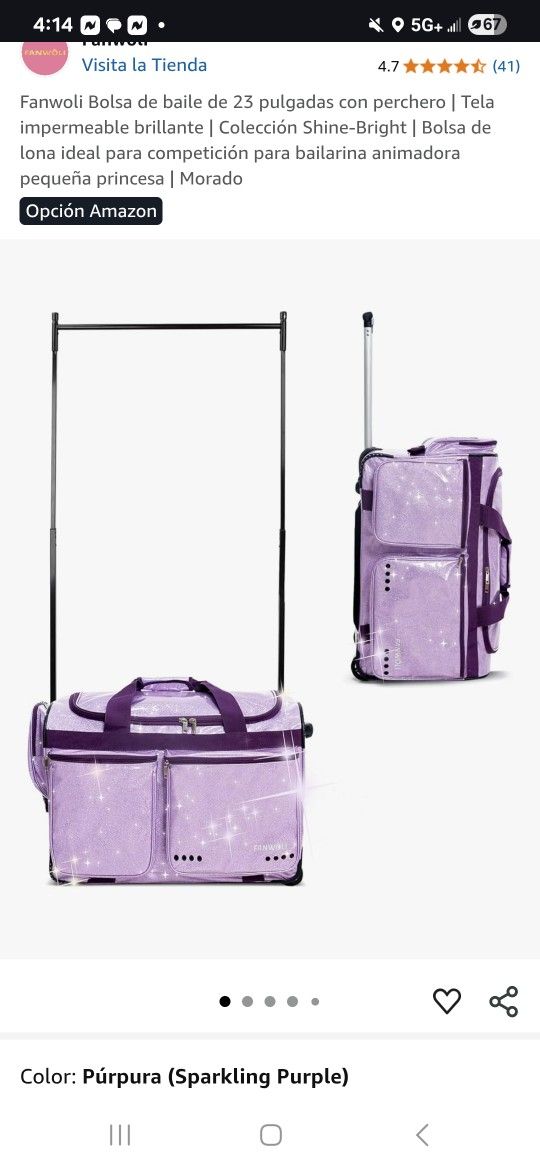 New GYMNASTICS/CHEERLEADER GIRLS BAG