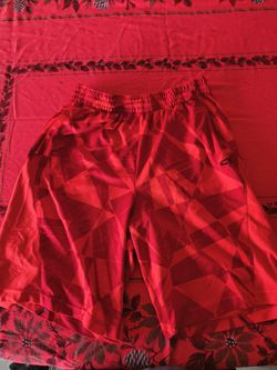 Red Champion Duo Dry Athletic Shorts