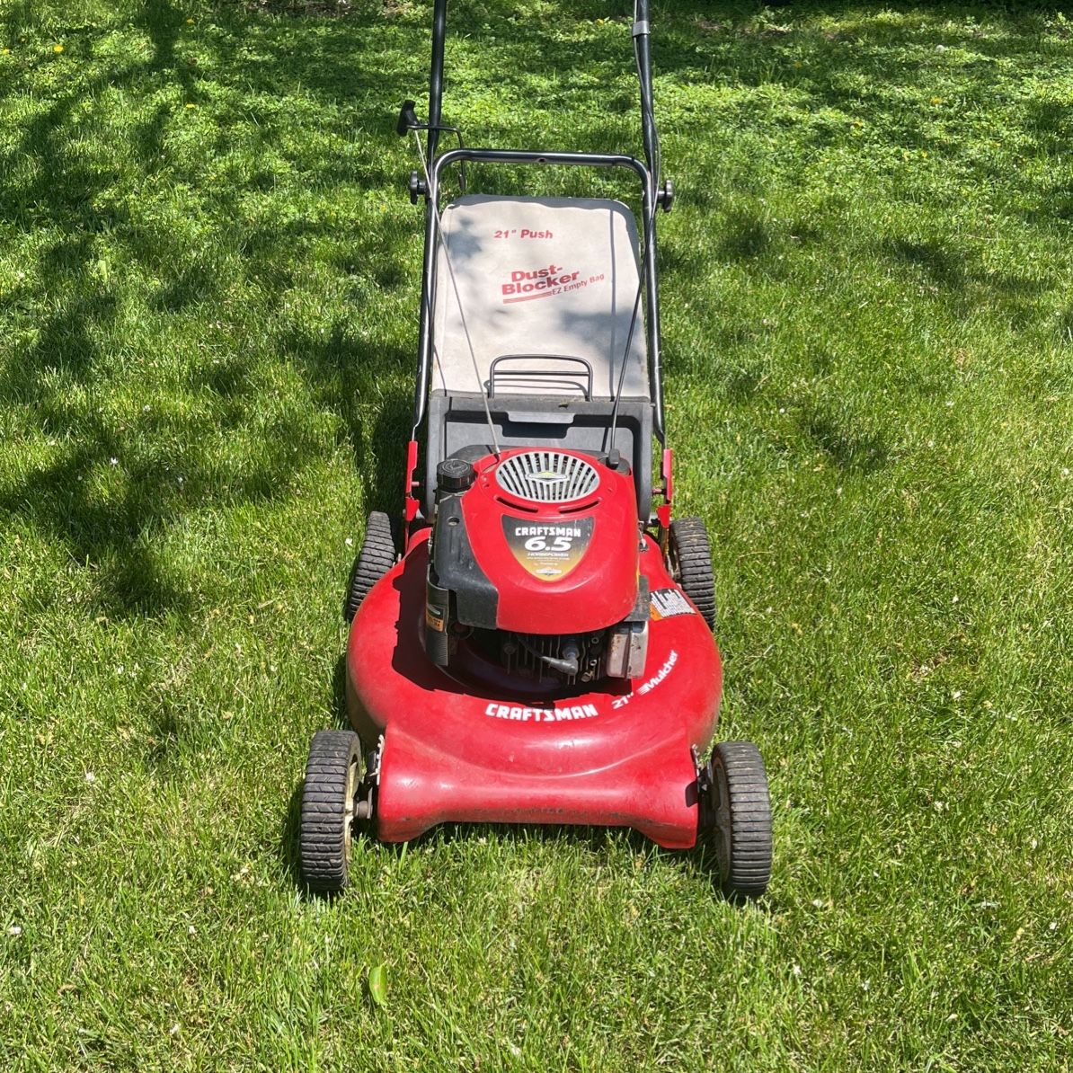 Craftsman 6.5 hp lawn mower 21 inch mulcher new arrivals