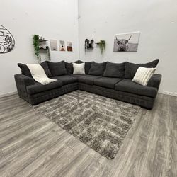 Gray Sectional Couch - Free Delivery