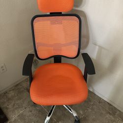 Office  Chair - ORANGE + NEW