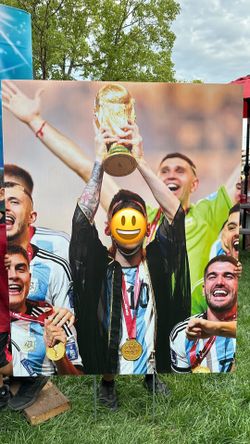 Messi Face Cut Out