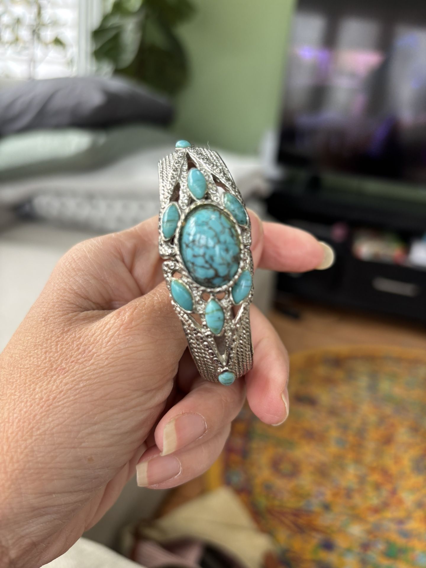 Nos Chateau Turquoise Watch