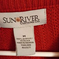 EUC MEN'S SUN RIVER CLOTHING CO SWEATER
