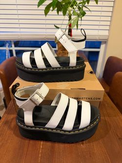 Doc Martens Sandals- White, Sz 8